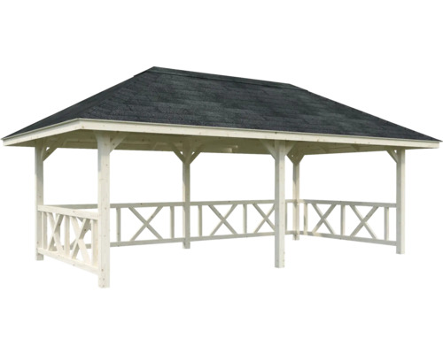 Pavillon de jardin en bois avec toit