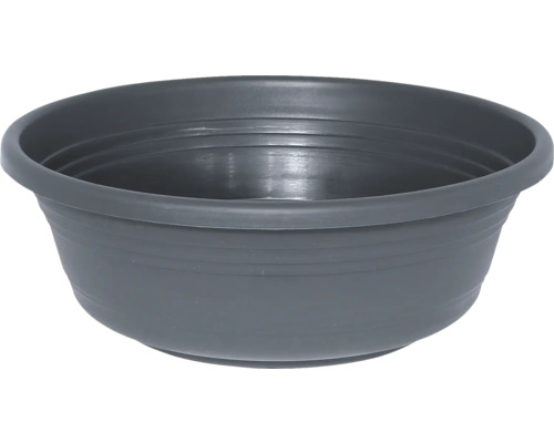 Bac à fleurs geli Jessica plastique 30 x 30 x 11 cm anthracite Coupe à fleurs en plastique