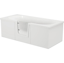 Begehbare Badewanne mit Tür