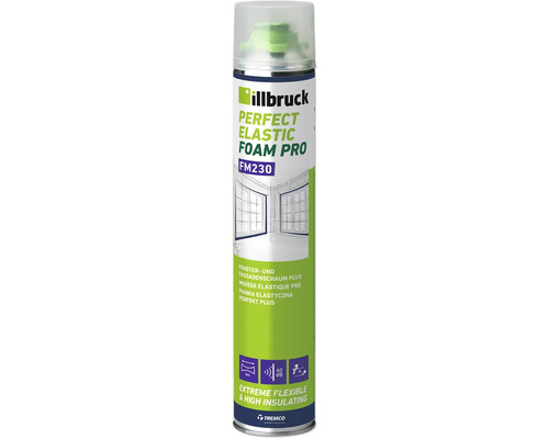 Mousse en pistolet illbruck FM230 1K pour fenêtres et façades blanc 750 ml Mousse en pistolet illbruck FM230 1K pour fenêtres et façades blanc 750 ml