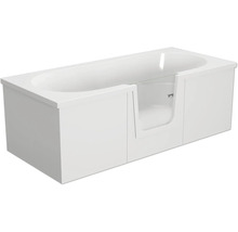 Barrierefreie Badewanne mit integrierter Tür für einfachen Einstieg