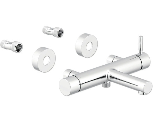 Duscharmatur mit S-Anschlüssen und Rosetten