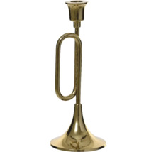 Bougeoir doré au design inhabituel