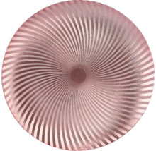 Dekorative runde Platzmatte mit Spiralmuster