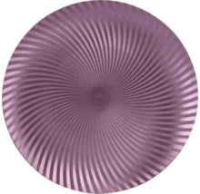 Runde Tischplatte mit spiralförmigem Muster