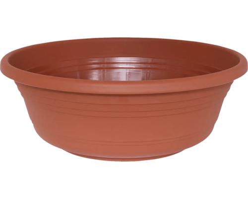 Blumenschale geli Jessica Kunststoff 49 x 49 x 17 cm terracotta Pflanzschale aus Kunststoff