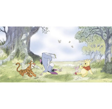 Illustration de Winnie l''ourson, Porcinet, Tigrou et Bourriquet dans les bois