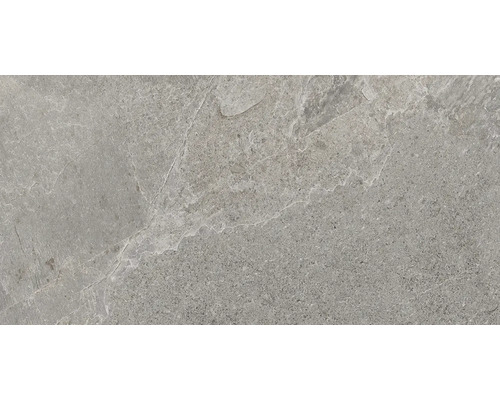 Graue Steinzeugfliese mit matter Oberfläche