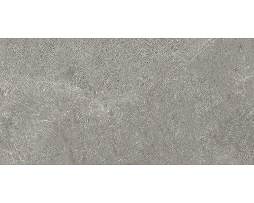 Nahaufnahme einer grauen Steinzeugfliese