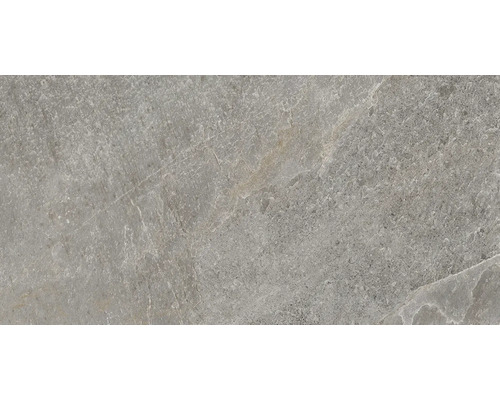 Graue Keramikfliese mit Steinoptik