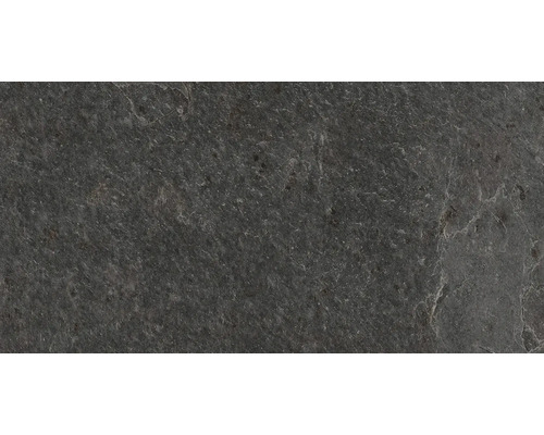 Nahaufnahme einer Schieferfliese als Bodenbelag