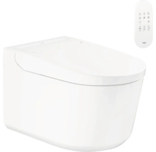 WC douche blanc avec télécommande