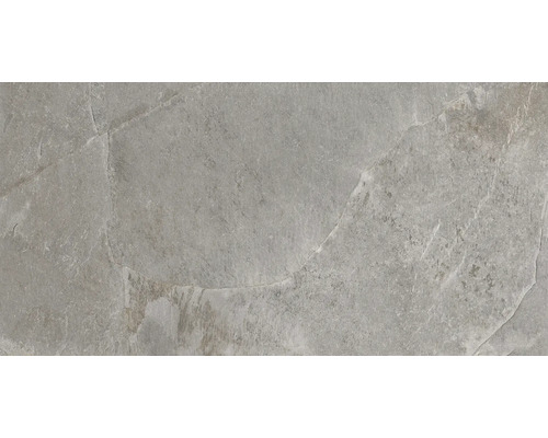 Feinsteinzeug Wand- und Bodenfliese Cool Stone grau matt rektifiziert 59,8 x 119,8 x 0,9 cm