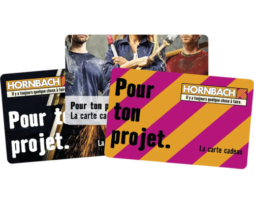 Carte cadeau HORNBACH avec différents motifs au choix (envoi par mail)