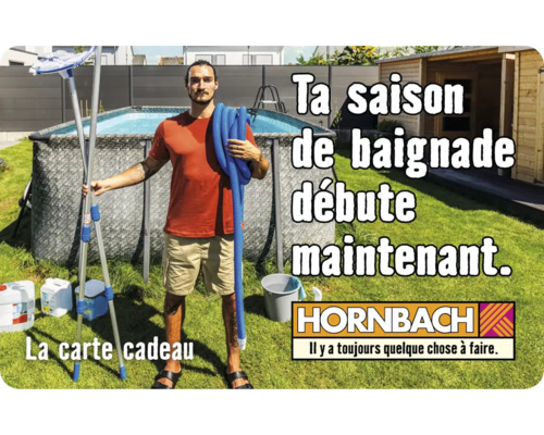 Ensemble de piscine avec accessoires et logo Hornbach