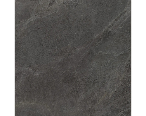 Feinsteinzeug Wand- und Bodenfliese Cool Stone anthrazit matt rektifiziert 119,8 x 119,8 x 0,9 cm