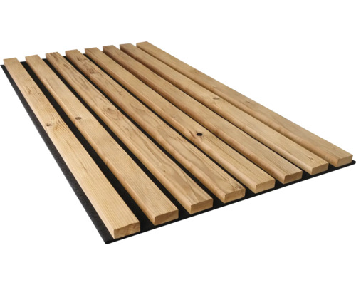 Akustikpaneel Hydroline Massivholz Thermo Fichte gehackt 2380 x 561 x 25 mm