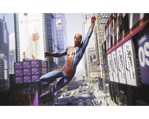 Papier peint panoramique intissé DX8-239 Marvel Spider-Man City Swing 8 pces 250 x 400 cm Spider-Man se balance à travers la ville