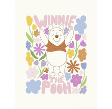 Illustration von Winnie Puuh mit Blumen