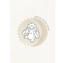 Dessin de Stitch avec l''inscription Move with Love