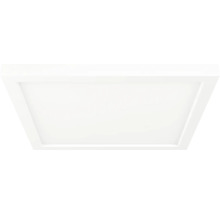 Plafonnier blanc de forme carrée