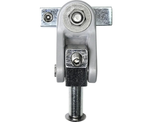 Gros plan d''une charnière en métal avec des vis