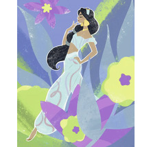 Illustration von Jasmin in einer floralen Szene