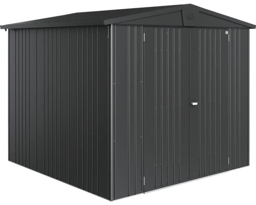 Gartenschuppen aus Metall mit Doppeltür zur Aufbewahrung von Gartengeräten