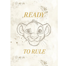 Skizze von Simba mit dem Text ''Ready to Rule''