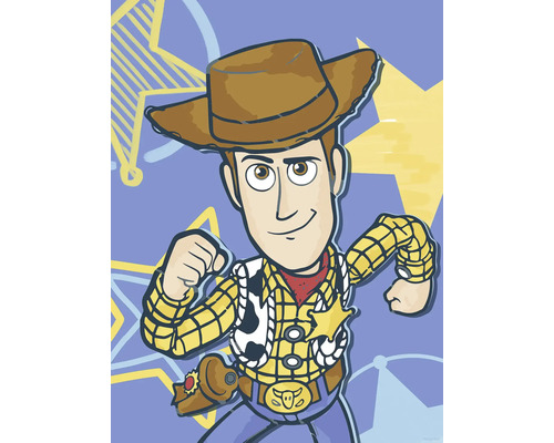 Poster Disney and Pixar Toy Story Woody 30x40 cm Karikatur von Sheriff Woody von Toy Story