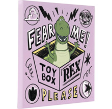 Toy Story Rex Wandbild mit Dinosaurier-Motiv