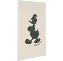 Donald Duck Silhouette auf Leinwand