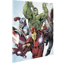 Avengers Leinwandbild mit den Superhelden Iron Man, Hulk, Thor und Captain America