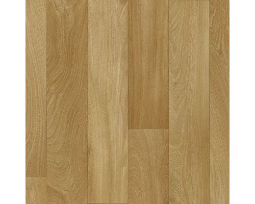 PVC-Boden Start Holzdielenoptik braun 400 cm breit (Meterware) Nahaufnahme von Paneelen mit Holzstruktur für Bodenbeläge
