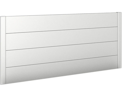 Sichtschutz Biohort für Belvedere 1 Stück Gr.200 silber-metallic Sichtschutzzaun Element aus Aluminium