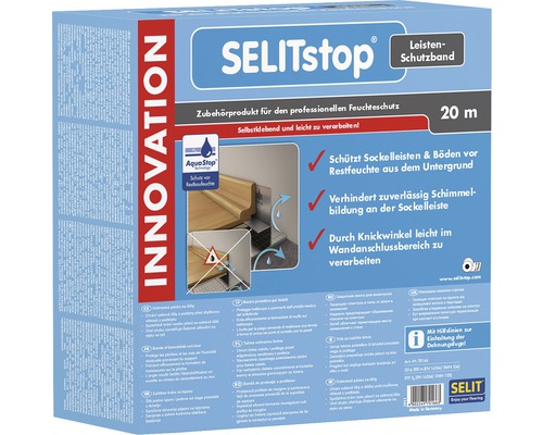 Bande de protection pour plinthes SELITstop® 20 m