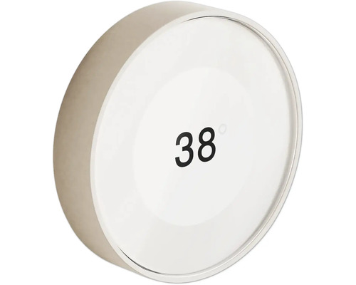 Thermostat rond avec affichage numérique