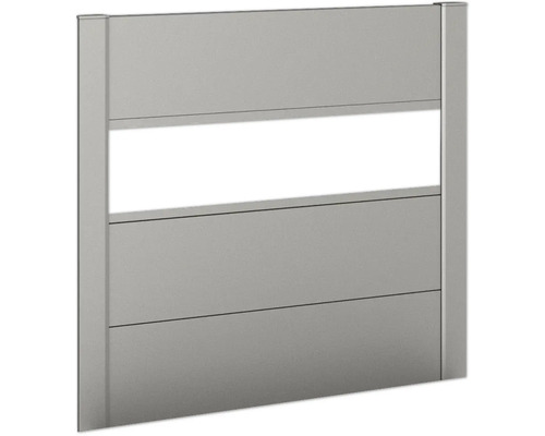 Sichtschutz biohort für Belvedere 1 Stück mit Acryleinsatz Gr.100 quarzgrau-metallic Sichtschutz biohort für Belvedere 1 Stück mit Acryleinsatz Gr.100 quarzgrau-metallic