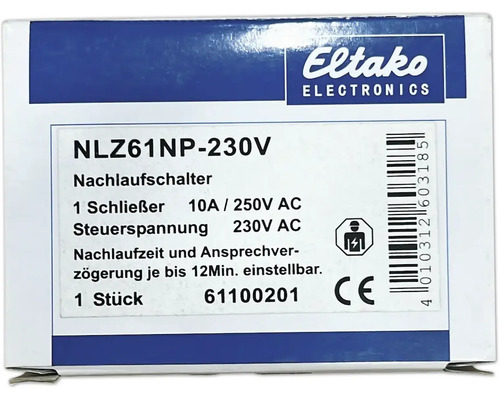 Eltako NLZ61NP-230V Nachlaufschalter Verpackung