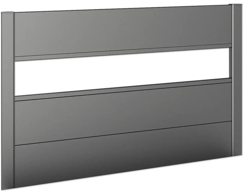 Sichtschutz biohort für Belvedere 1 Stück mit Acryleinsatz Gr.150 dunkelgrau-metallic Sichtschutz biohort für Belvedere 1 Stück mit Acryleinsatz Gr.150 dunkelgrau-metallic
