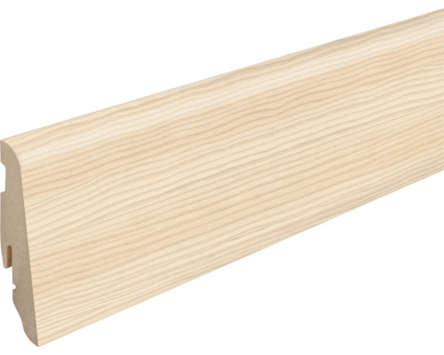 SKANDOR Sockelleiste Bornholm Tanne FOFA149 FU60L 19 x 58 x 2400 mm Fußleiste aus Holz