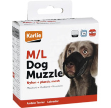 Muselière pour chien Karlie en nylon et maille plastique, taille M à L, emballage