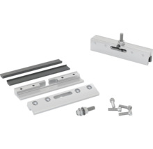 Divers profilés métalliques et éléments de fixation pour montage