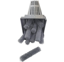 Paniers filtrants avec mousses filtrantes pour bassins