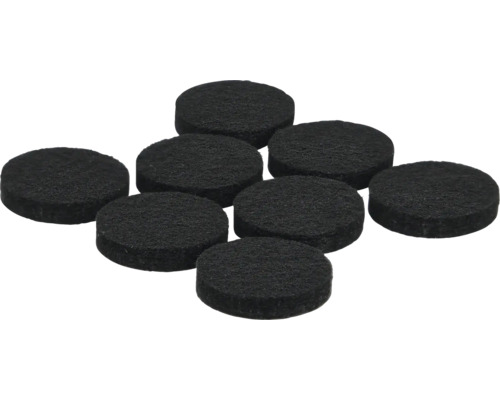 Mehrere Filzgleiter für Möbel