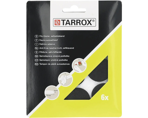 Tarrox Filzgleiter, selbstklebend, 6 Stück