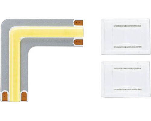 Coin de bande LED et clips de fixation