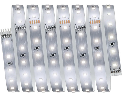MaxLED 500 bande individuelle 2,5 m 9 W 1375 lm 4000 K 160 LED 24 V Plusieurs bandes LED avec bornes de raccordement et LED CMS.