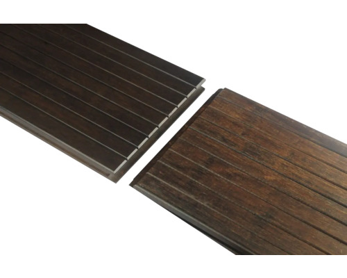 Konsta Terrassendiele Bambus Vollprofil geriffelt/glatt 1860 x 139 x 18 mm dunkelbraun Konsta Terrassendiele Bambus Vollprofil geriffelt/glatt 1860 x 139 x 18 mm dunkelbraun