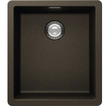 Évier de cuisine carré en granit avec drain